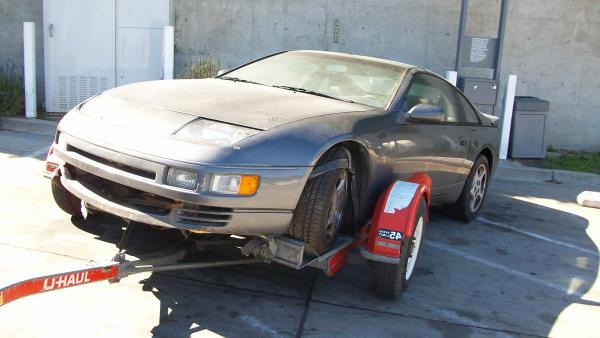 The new adiction... er addition to the family. 91 300zx tt auto. traded the ninja for this. the owner had driven the car through a puddle and hydrolocked the engine. currently saving for a new engine and will hopefully be back on the road again in a few months.