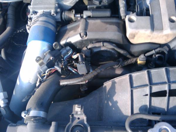 Damn PTU looks all messed up, intake piping seems to keep it from being mounted properly