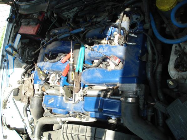 Removing the engine from my first Z to start my other Z project