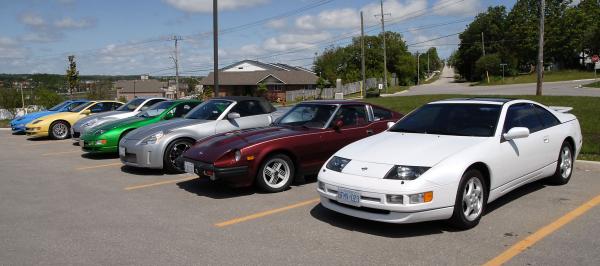 On tour with the Ontario Z Car Owner's Association (OZC).