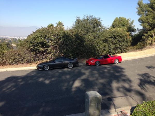 my s14 and my friends nsx