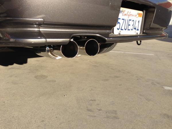 New exhaust apex knock off but super sweet~