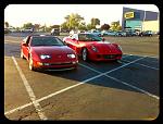 My Z and a Ferrari