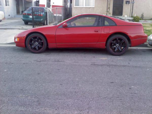 red 300zx with black rims sold